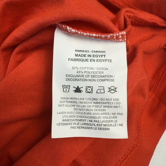 Nike Training Dri-FIT T-Shirt Mens Large Tall Red FJ2464-657 Short Sleeve - Picture 5 of 8